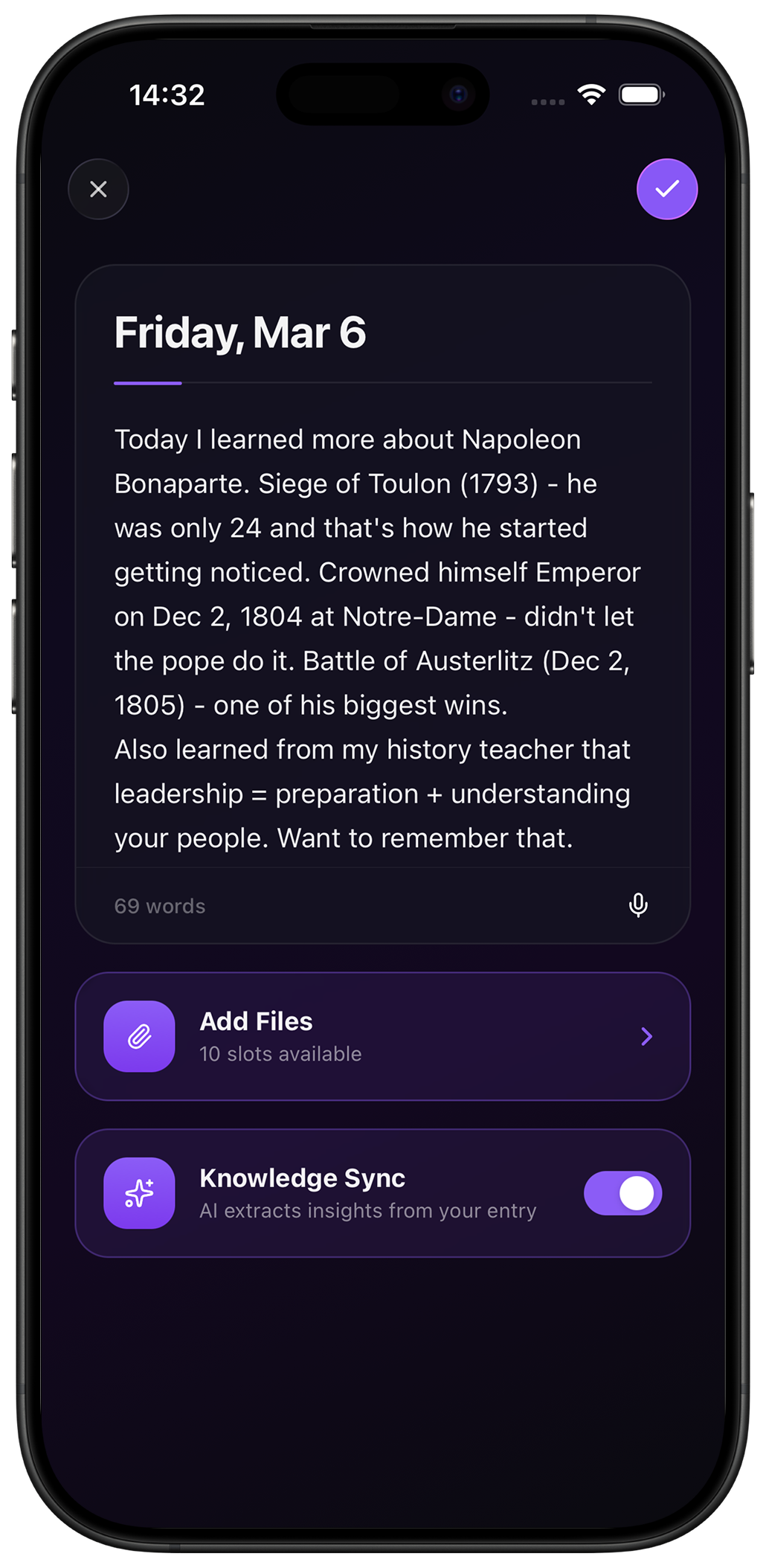 Prismo Journal & Knowledge Sync